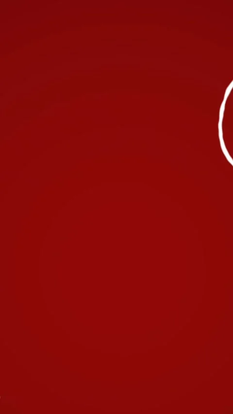 Animation of calculator, mathematical diagram, cube and scale over red Stock Footage 344706448