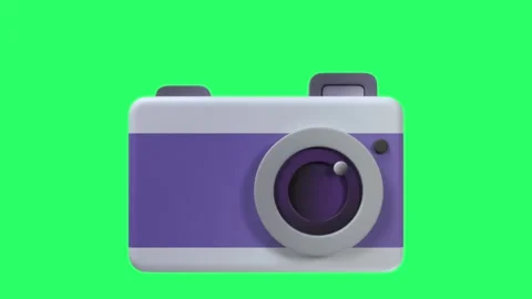 Animation camera on green screen. Vídeo Stock 269957749