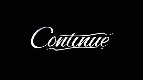 Animation Caption Continue Stock Footage 123354131