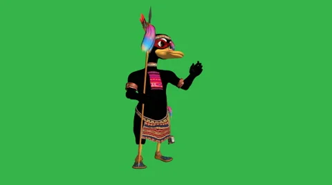 ANIMATION Cartoon Duck 스톡 동영상 67583599