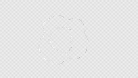 An animation of a chalk doodle explosion. Vidéo 333644847