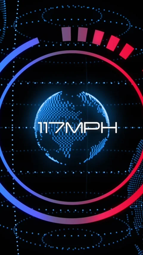 Animation of changing numbers and globe in loading circles over globes against Stock Footage 319222990