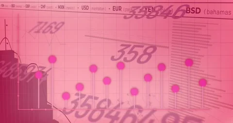 Animation of changing numbers, statistic... | Stock Video | Pond5