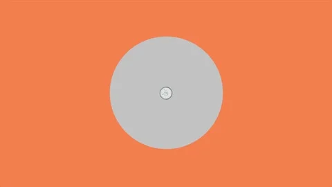 Animation character snowman move with clock Stock Footage 98961971