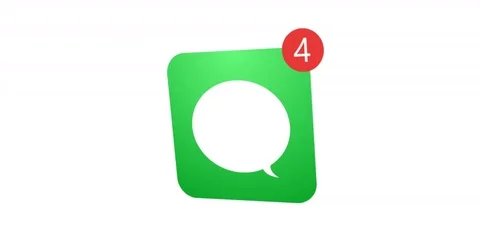 Animation chat icon on white background. Footage with alpha channel. Stock Footage 77407678