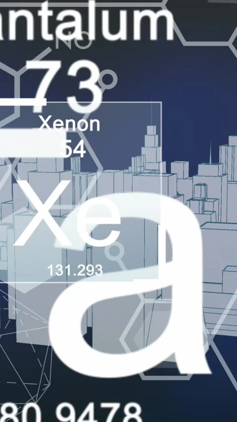 Animation of chemical formula with elements over digital city on black 스톡 동영상 343078963
