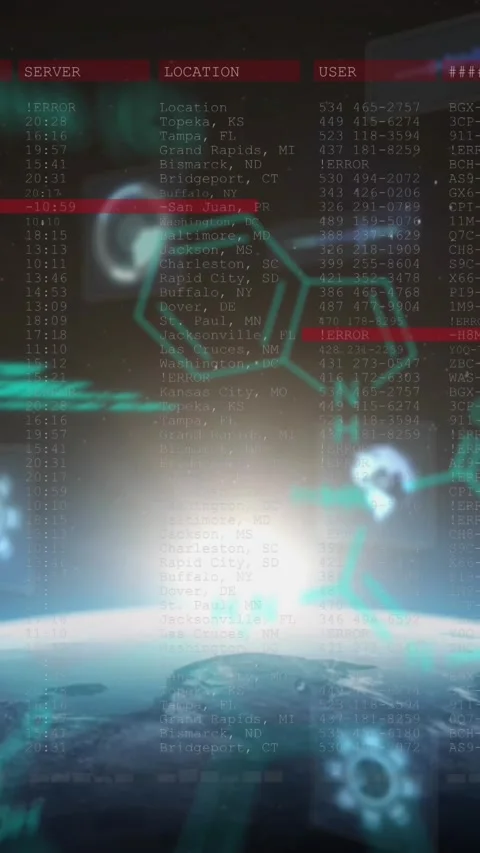 Animation of chemical structures and data processing against glowing light spot Stock Footage 344765773