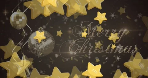 Animation of christmas jumper pattern over falling gifts over cityscape in Stock Footage 328412711