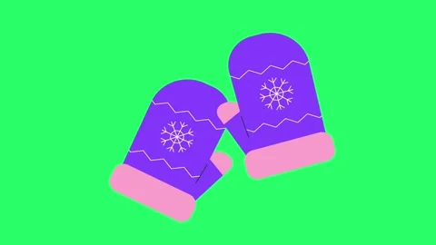 Animation christmas object on green background.  Stock Footage 248487937