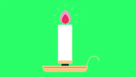 Animation christmas object on green background.  Stock Footage 248487983
