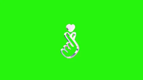 Like animation on chroma key Stock-Footage 334418155