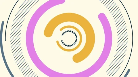 Animation Circle Background Stock Footage 247400779