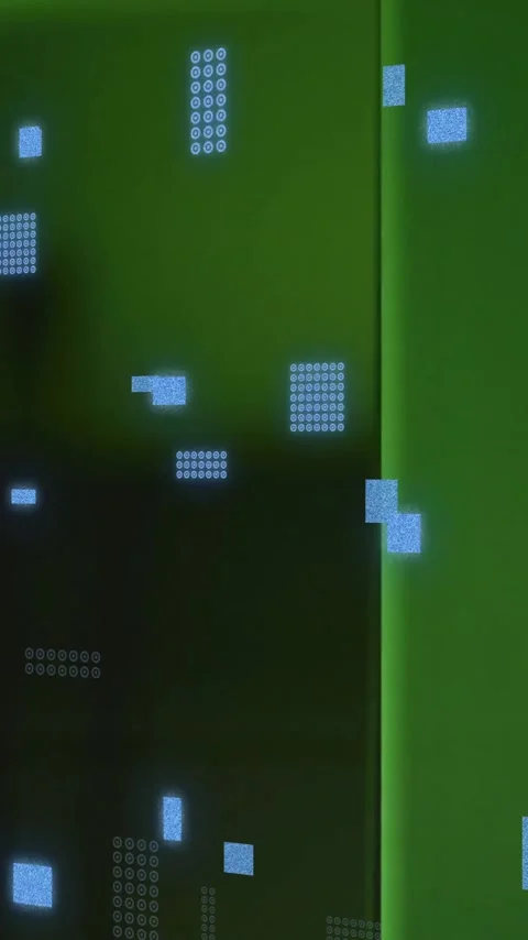 Animation of circuit board and data processing over computer servers Stock Footage 342915481