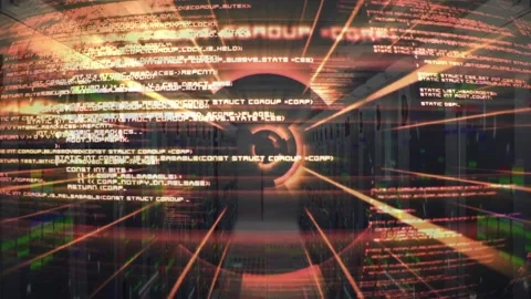 Animation of circular tunnel over loopin... | Stock Video | Pond5