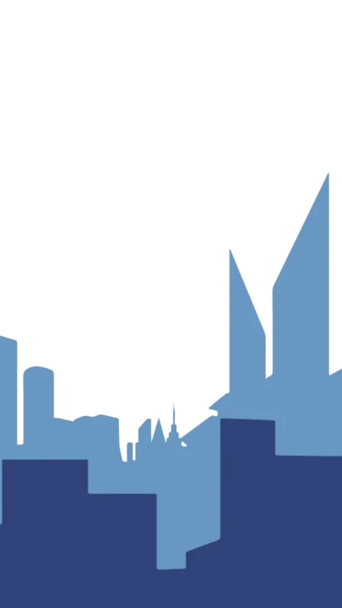 Animation of cityscape over white background Stock Footage 344331998