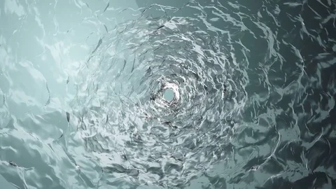 Animation of Clear water abstract background, Light blue cool tone. Stock Footage 83370888