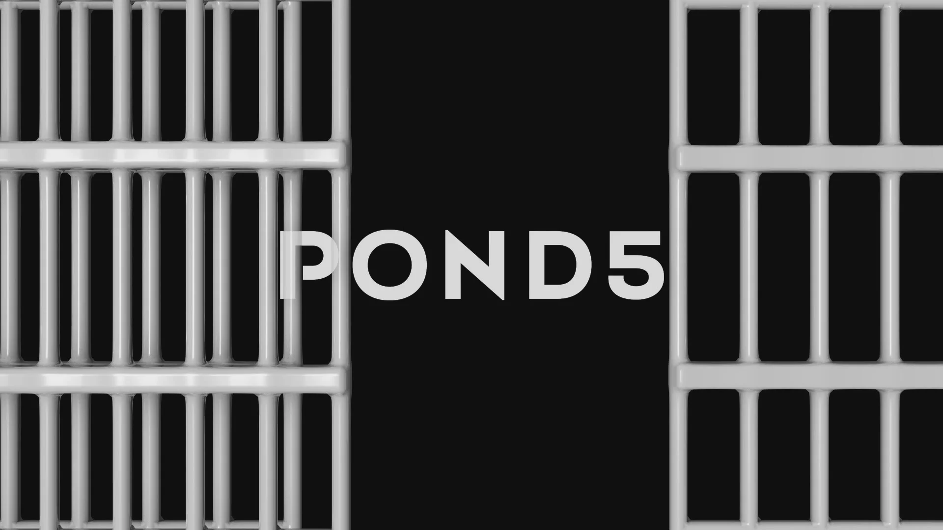 Animation of Closed Jail bars | Stock Video | Pond5