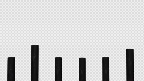 Animation of closing the camera grid. 3d visualization of the bars of the grid.  Stock Footage 148519336