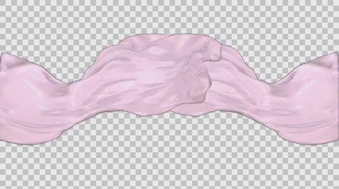 Animation Cloth Alpha Channel Stock Footage 67638936