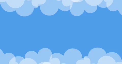 Animation cloud blue unique abstract Stock Footage 329134212