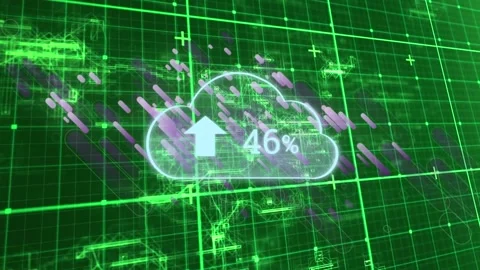 Animation of cloud with growing number o... | Stock Video | Pond5