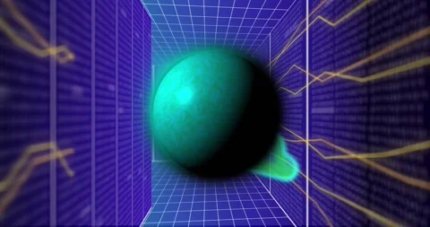 Animation of cloud icons and data processing over globe Stock Footage 329409014
