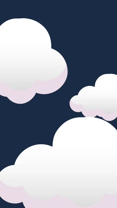 Animation of clouds on blue background Stock Footage 344244586
