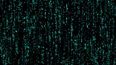 Animation, coding and green matrix with data for digital transformation, future Stock Footage 284223841