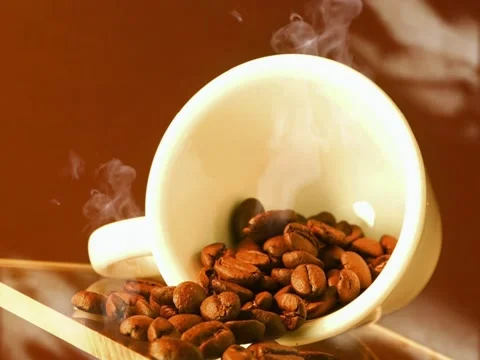 Animation with a coffee cup. Stock Footage 170693931