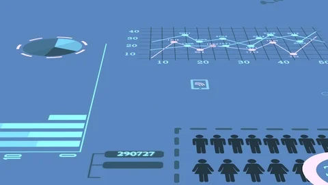 Animation of collecting customer data for big business Stock-Footage 86873702