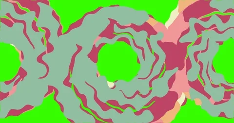 Animation of color transition of a round... | Stock Video | Pond5