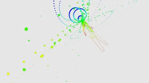 Animation of colored lines Stock-Footage 232605312