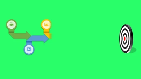 Animation colorful blank shape 6 step for design infographic time line template. Stock Footage 282565712