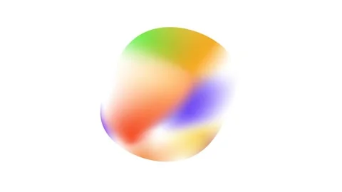 Animation of a colorful bubble, motion background design Vídeos de archivo 224393587