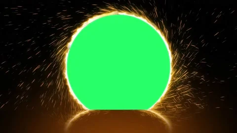 Animation colorful geometric shape for intro template wit green space. Stock Footage 204615779