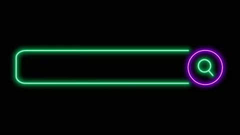 Animation colorful neon light text box isolate for massage. Stock Footage 193960019