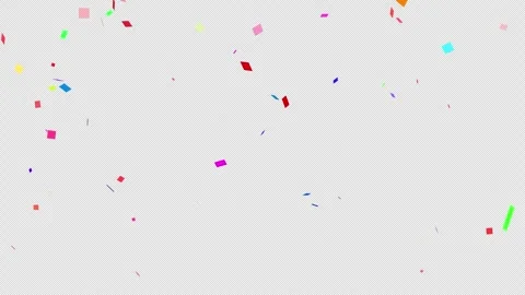Animation of colourful confetti falling background video Stock Footage 328418251