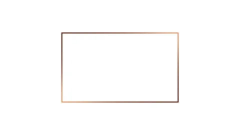 Animation of a colourful rectangle on white background Stock Footage 266700605