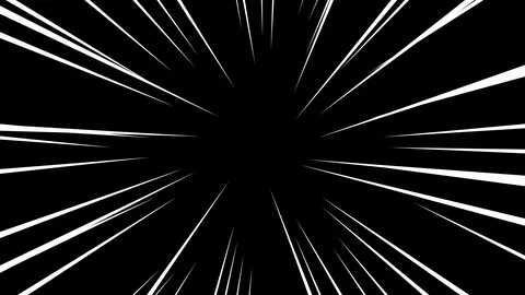 Animation of Comic of high-speed radial background. Vidéo 128630830