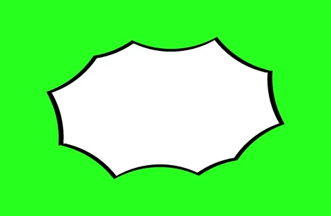 Animation Comic Speech Bubble 스톡 동영상 332048992