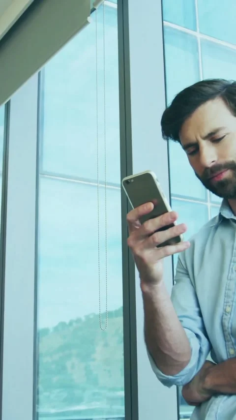 Animation of communication network over caucasian casual businessman using Stock Footage 344370231