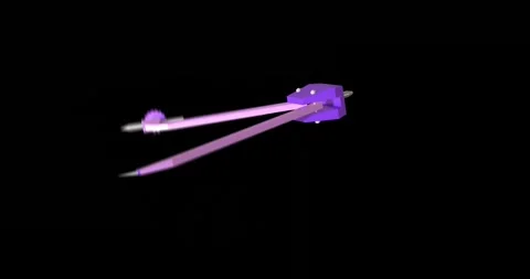 Animation of compass spinning over black... | Stock Video | Pond5