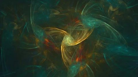 Animation of complex fractals in the form of galaxies Stock Footage 60813405