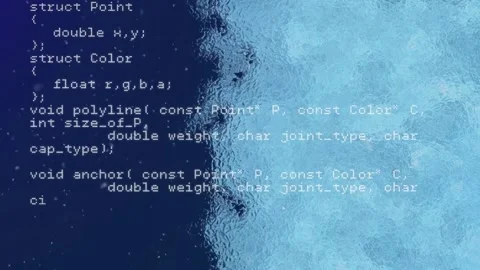 Animation of computer code over navy background with blue shade Stock Footage 172332023
