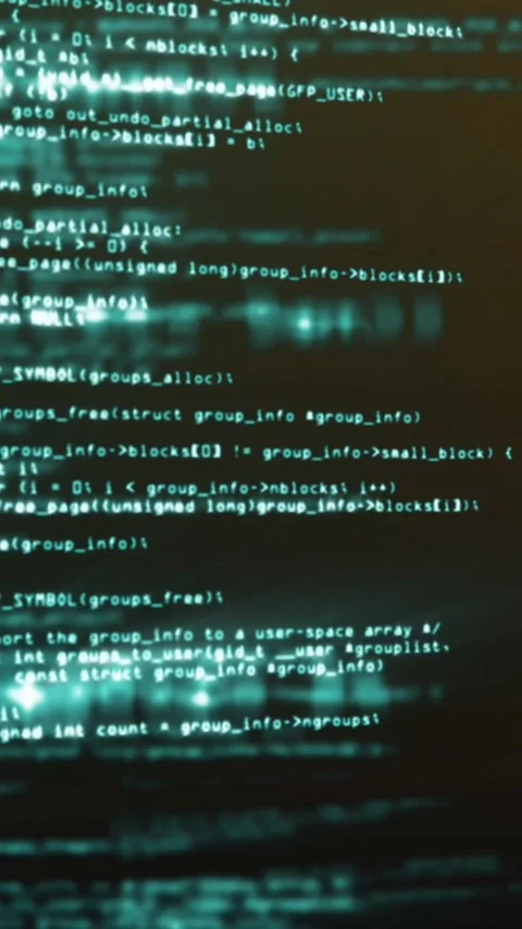 Animation of computer data processing over dark background Stock Footage 343615577