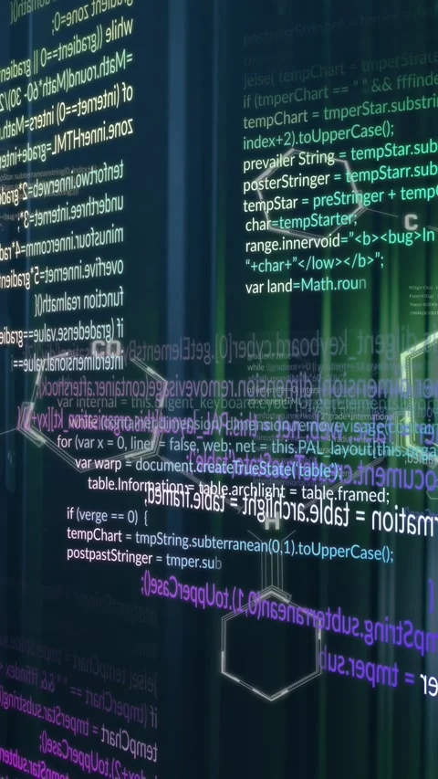 Animation of computer data processing over transparent background Stock Footage 343888102