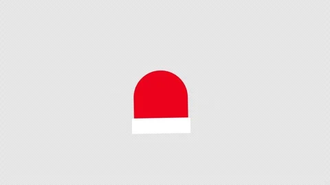 Animation concept features a minimalist, glowing red alert or notification .. Stock Footage 310644563