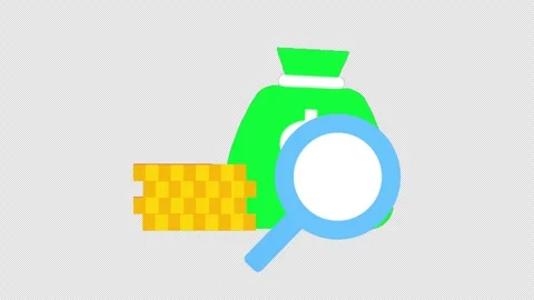 Animation concept of searching and analyzing digital currency transactions,.. Stock Footage 310494635