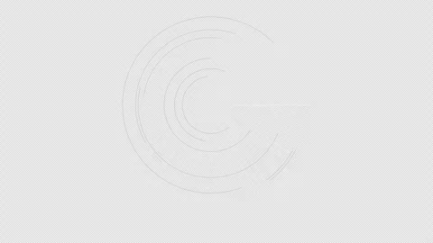 Animation concept visualizes a complex circular pattern resembling a mechan.. Stock Footage 310645119