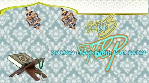 Animation of congratulations celebrating Eid al-Fitr, a Muslim holiday Stock Footage 270225332